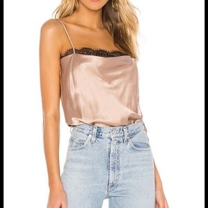 Cami nyc romy lace bodysuit rose gold size S